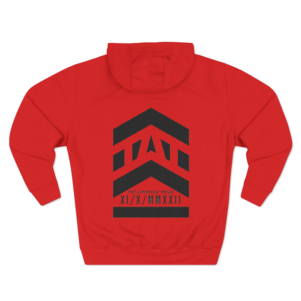 Thumbnail: #18 The American Tread Icon - Unisex Premium Pullover Hoodie