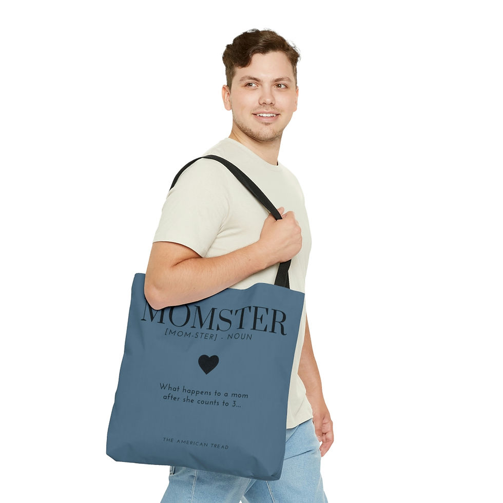 Thumbnail: Mom-ster Tote (Stone)