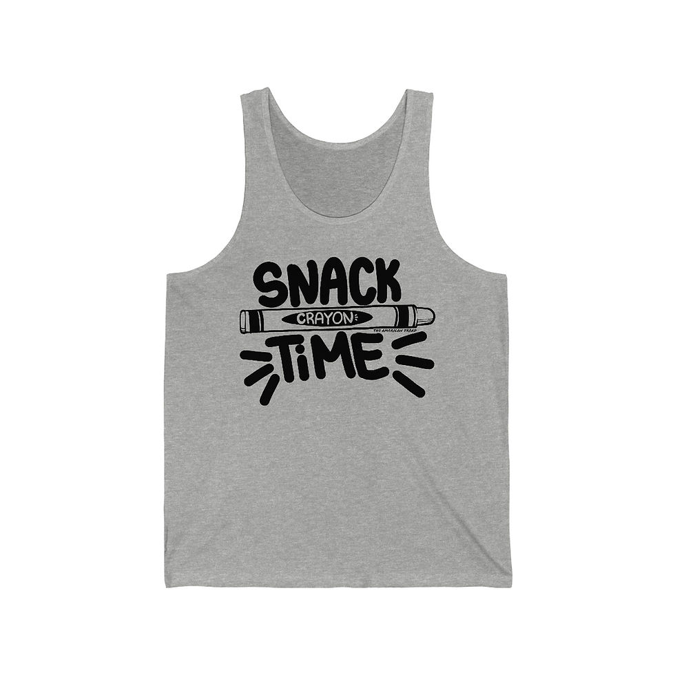 Thumbnail: The Official Snack Time Tee Blackout - Unisex Jersey Tank
