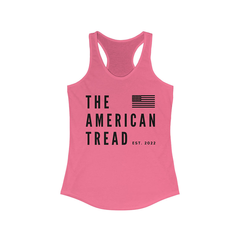 Thumbnail: #1 Original The American Tread - Women's Ideal Racerback Tank