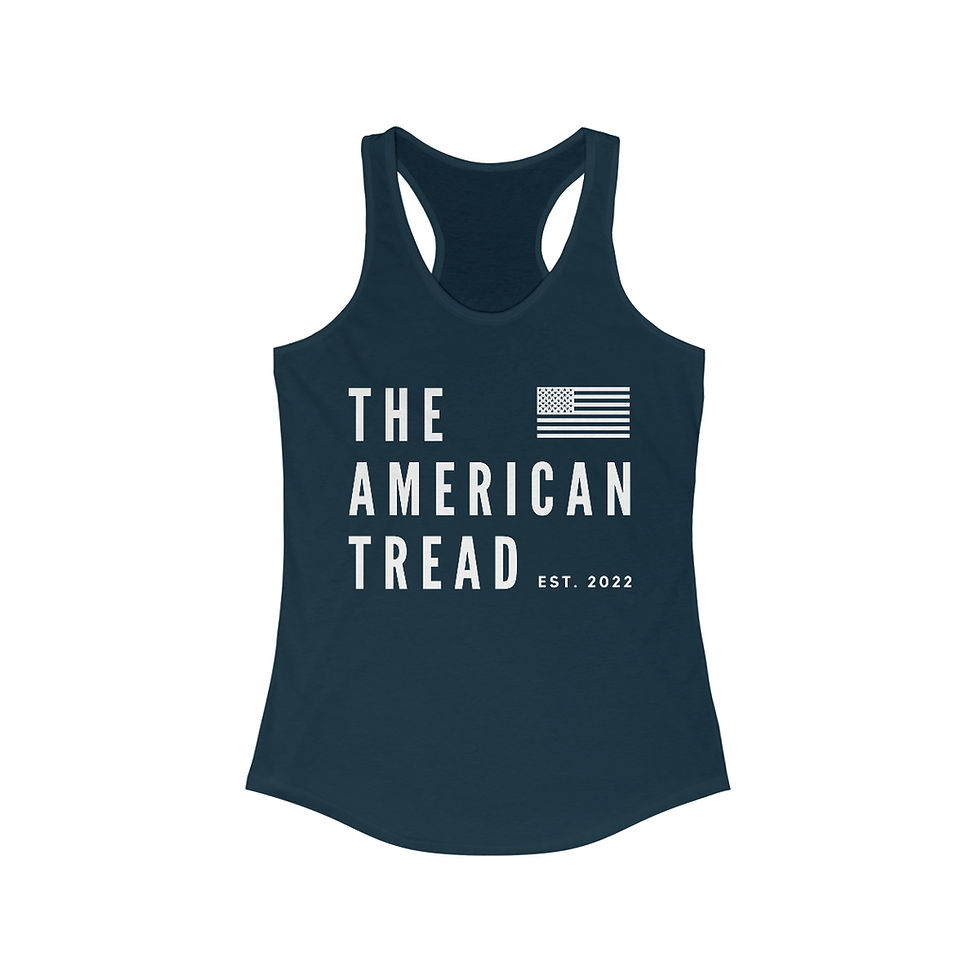 Thumbnail: #1 Original The American Tread - Women's Ideal Racerback Tank