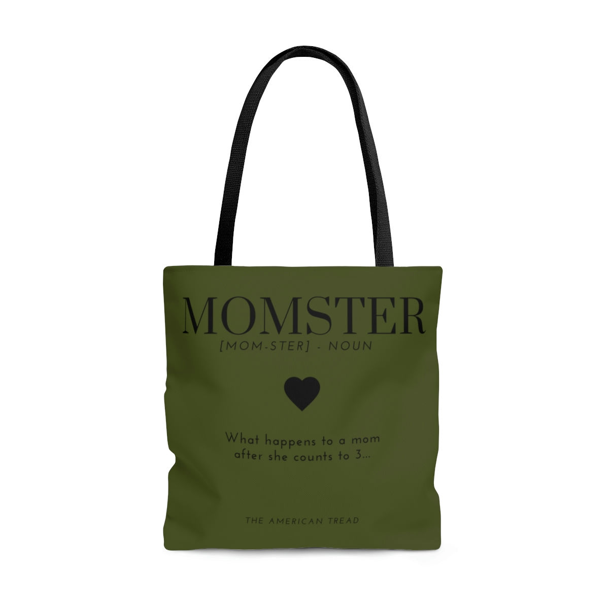Mom-ster Tote (OD Green)