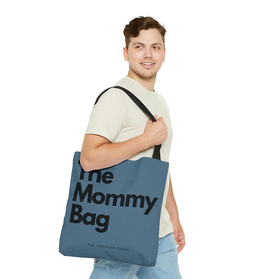 Thumbnail: The Mommy Tote Bag (Stone Blue)