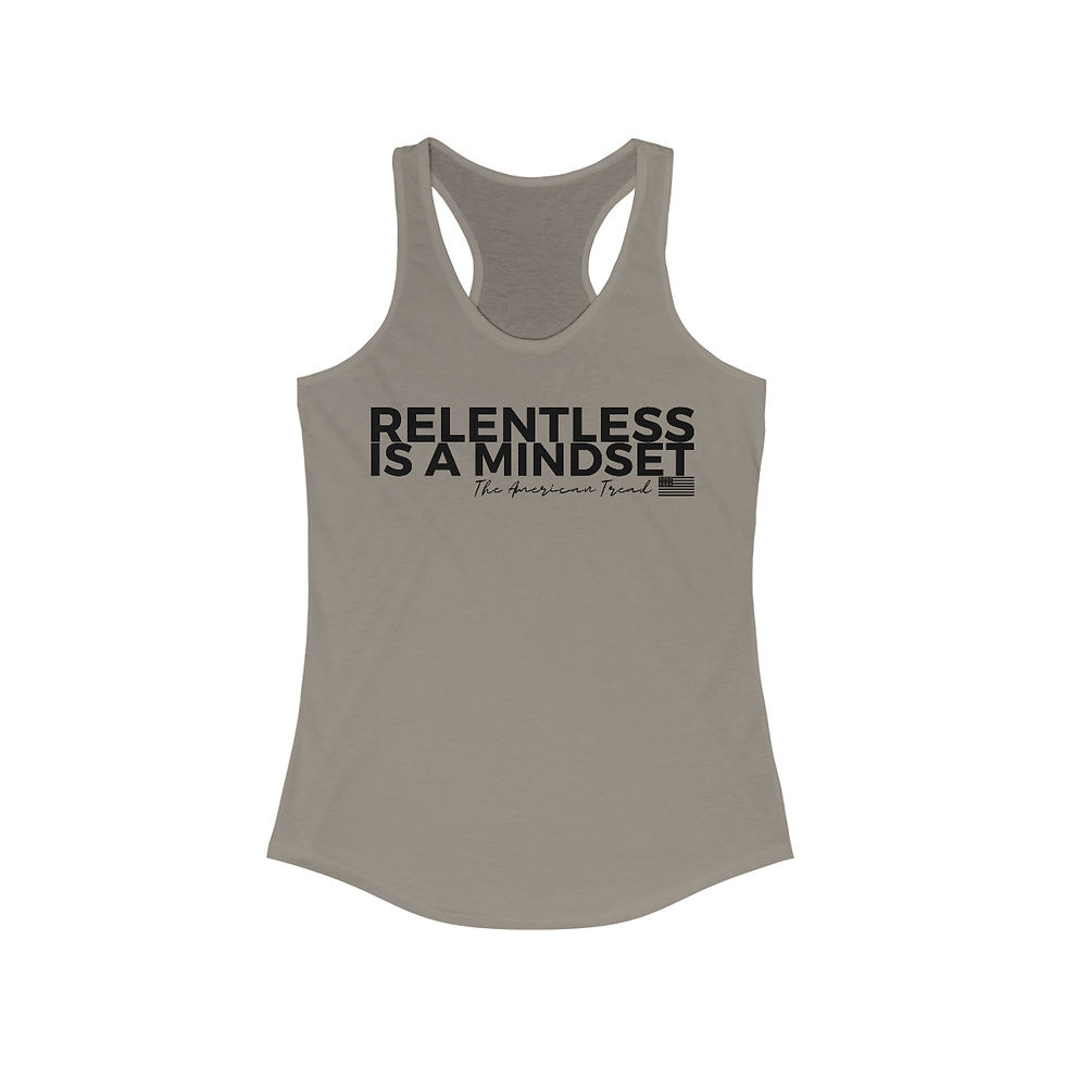 Thumbnail: #7 Relentless Mindset - Women's Ideal Racerback Tank