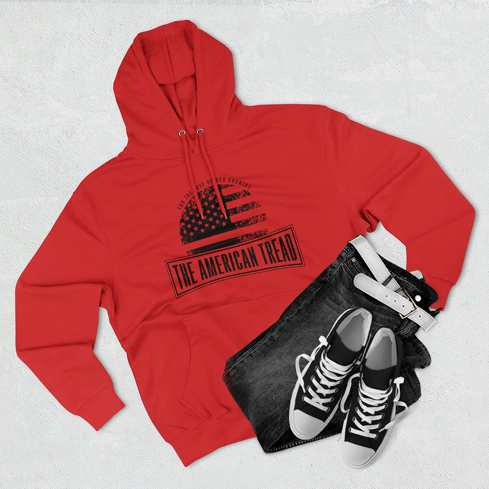 Thumbnail: #04 The American Tread - Unisex Premium Pullover Hoodie
