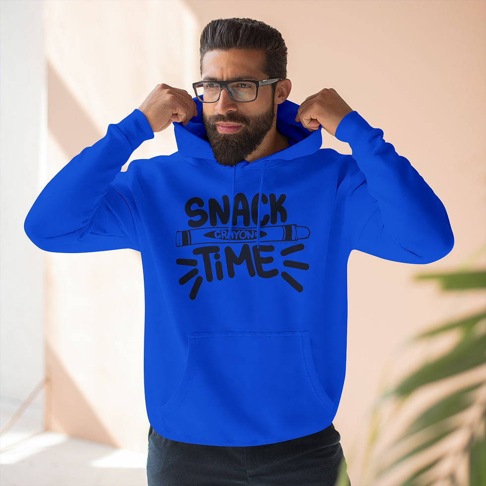 Thumbnail: The Official Snack Time - Premium Pullover Hoodie