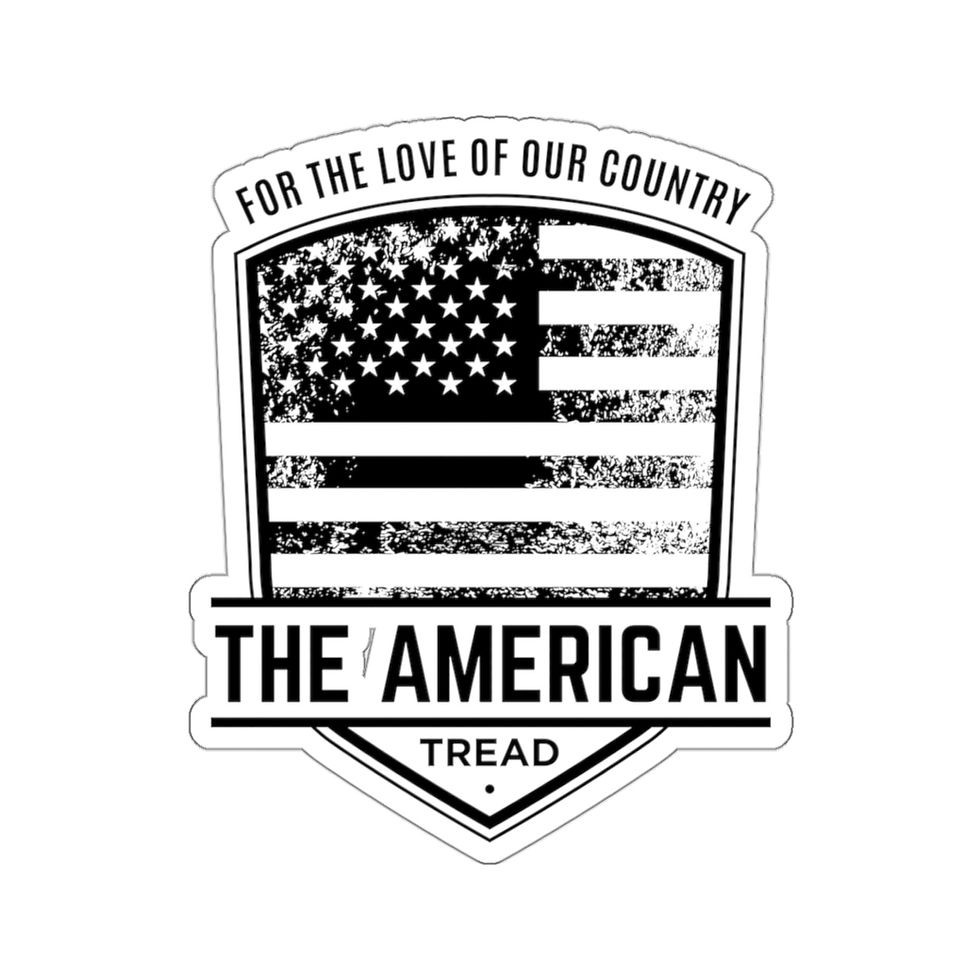 Thumbnail: The American Tread Shield Sticker