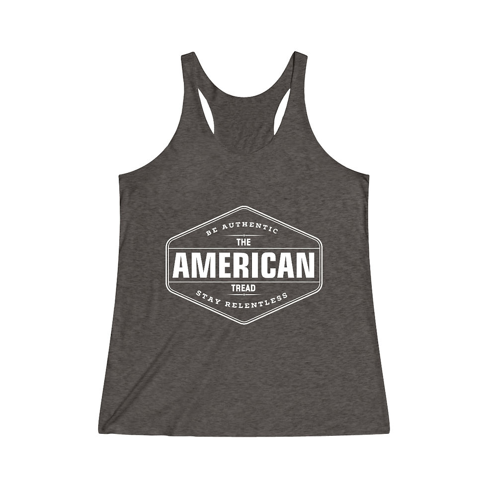 Thumbnail: #2 Be Authentic - Women's Tri-Blend Racerback Tank