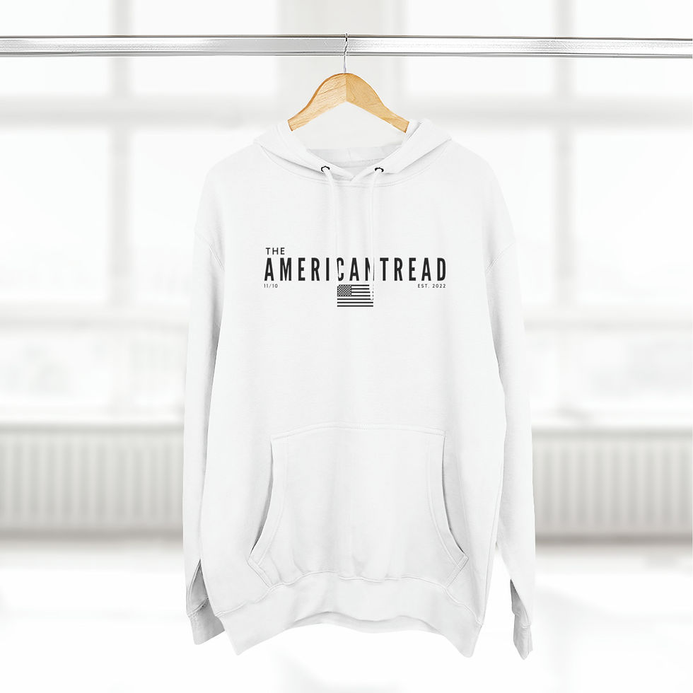 Thumbnail: #15 American Tread Minimalist.02 - Unisex Premium Pullover Hoodie