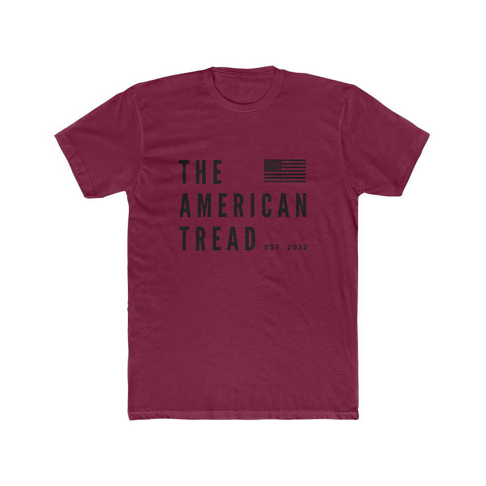 Thumbnail: #1 Original The American Tread - Men's Cotton Crew Tee