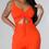 Thumbnail: Solid Color Jumpsuit Fashion Sexy V-Neck Sleeveless Casual Slim Fit Elegant Ladi
