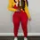 Thumbnail: Sweatshirt Sets Skull Head Pollover Hoodie & Drawstring Pants