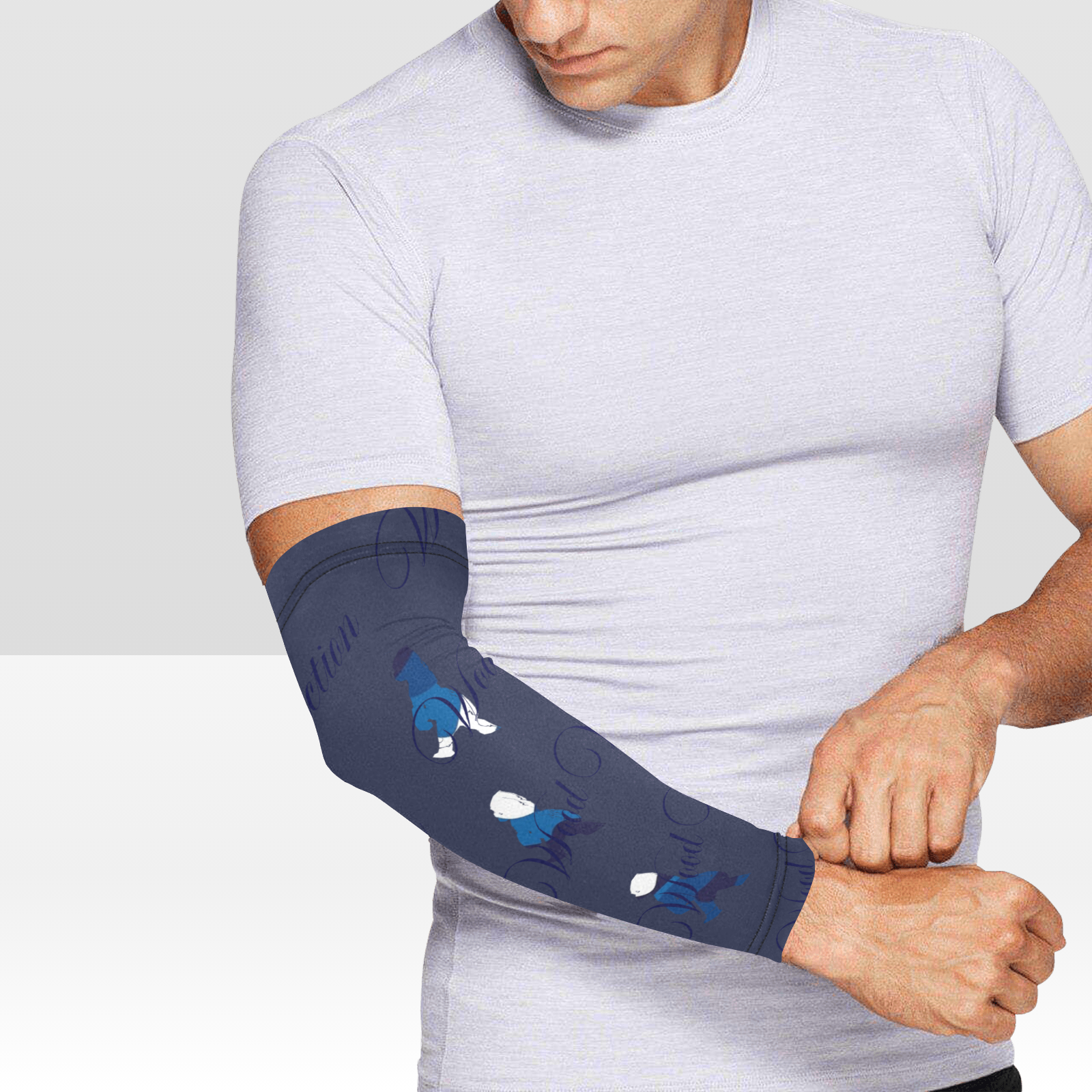 (WWC) Blue Camo Gorilla Arm Sleeves