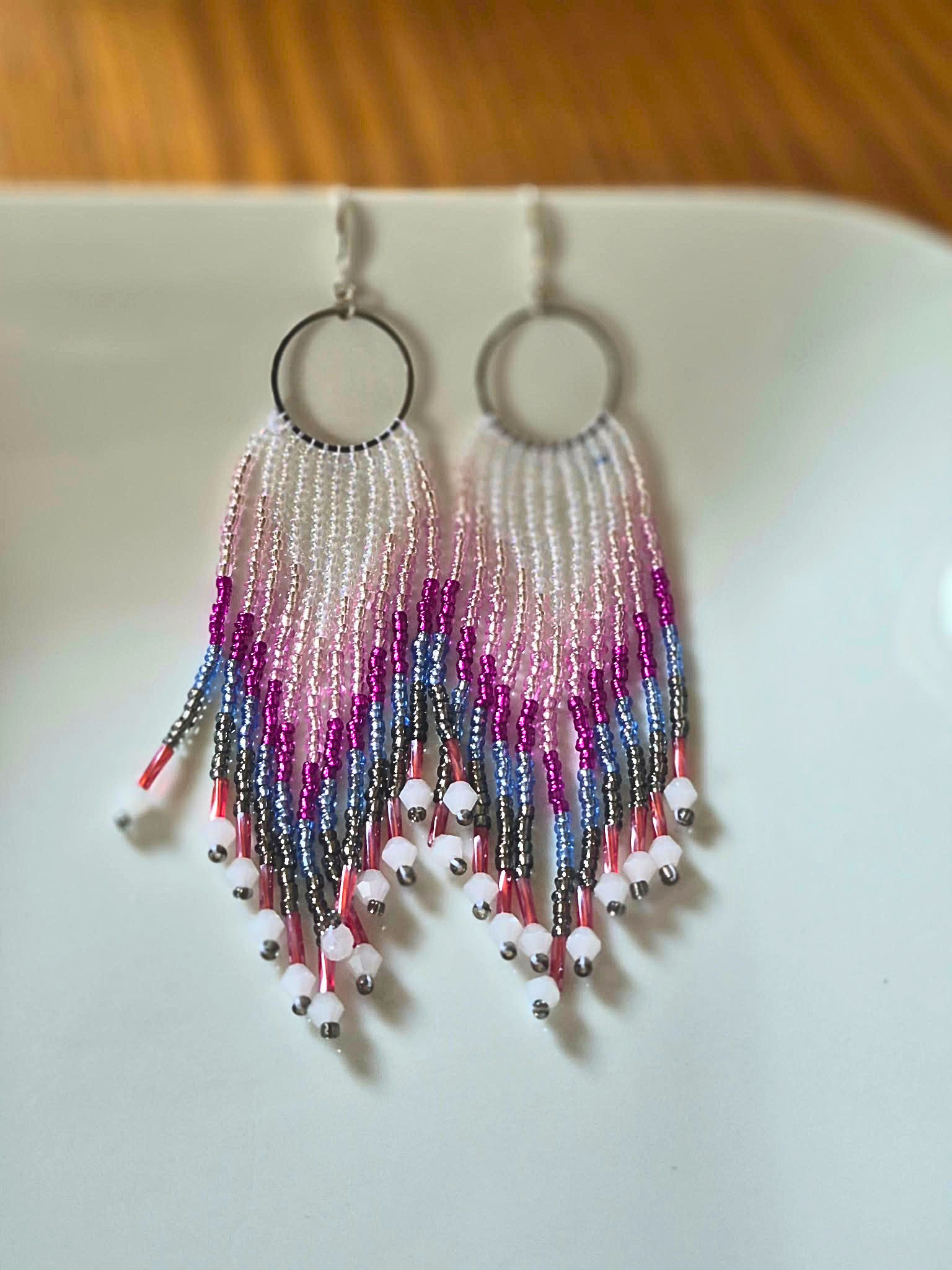Boucle d'Oreille Perlée  -  Beaded Earings