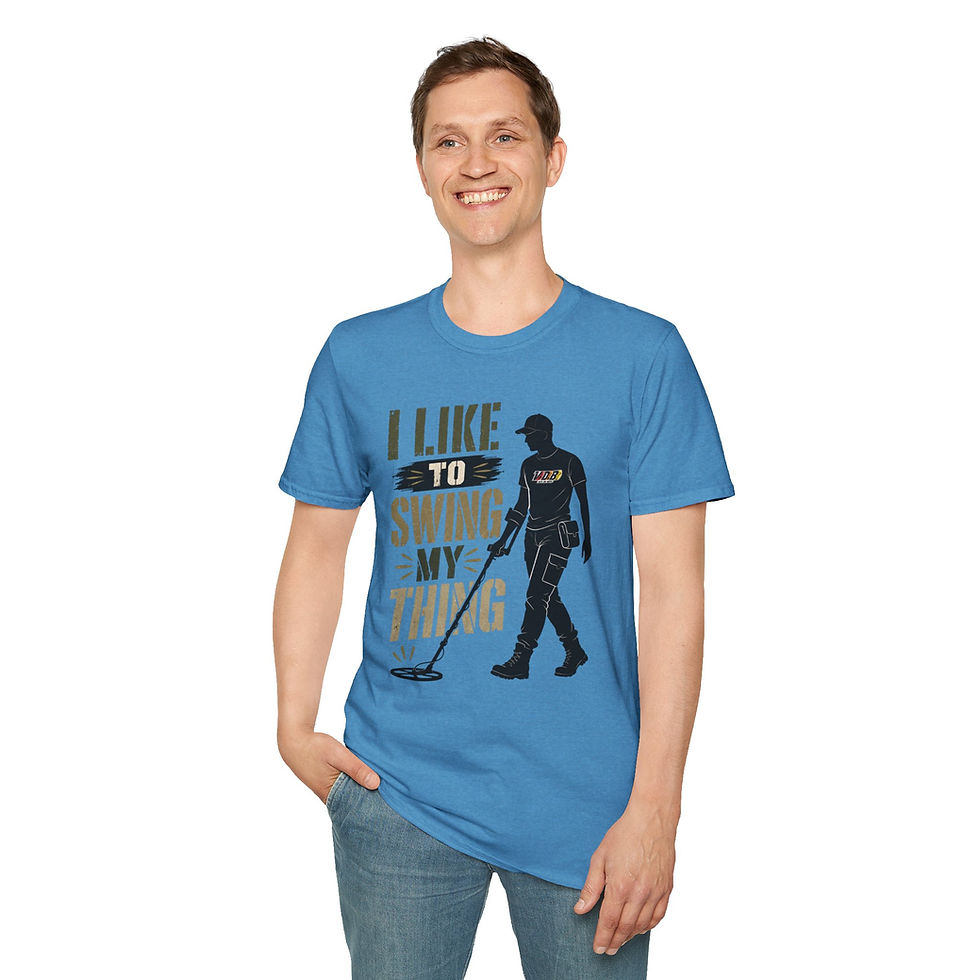 Thumbnail: I Like to Swing My Thing Treasure Hunting Tee