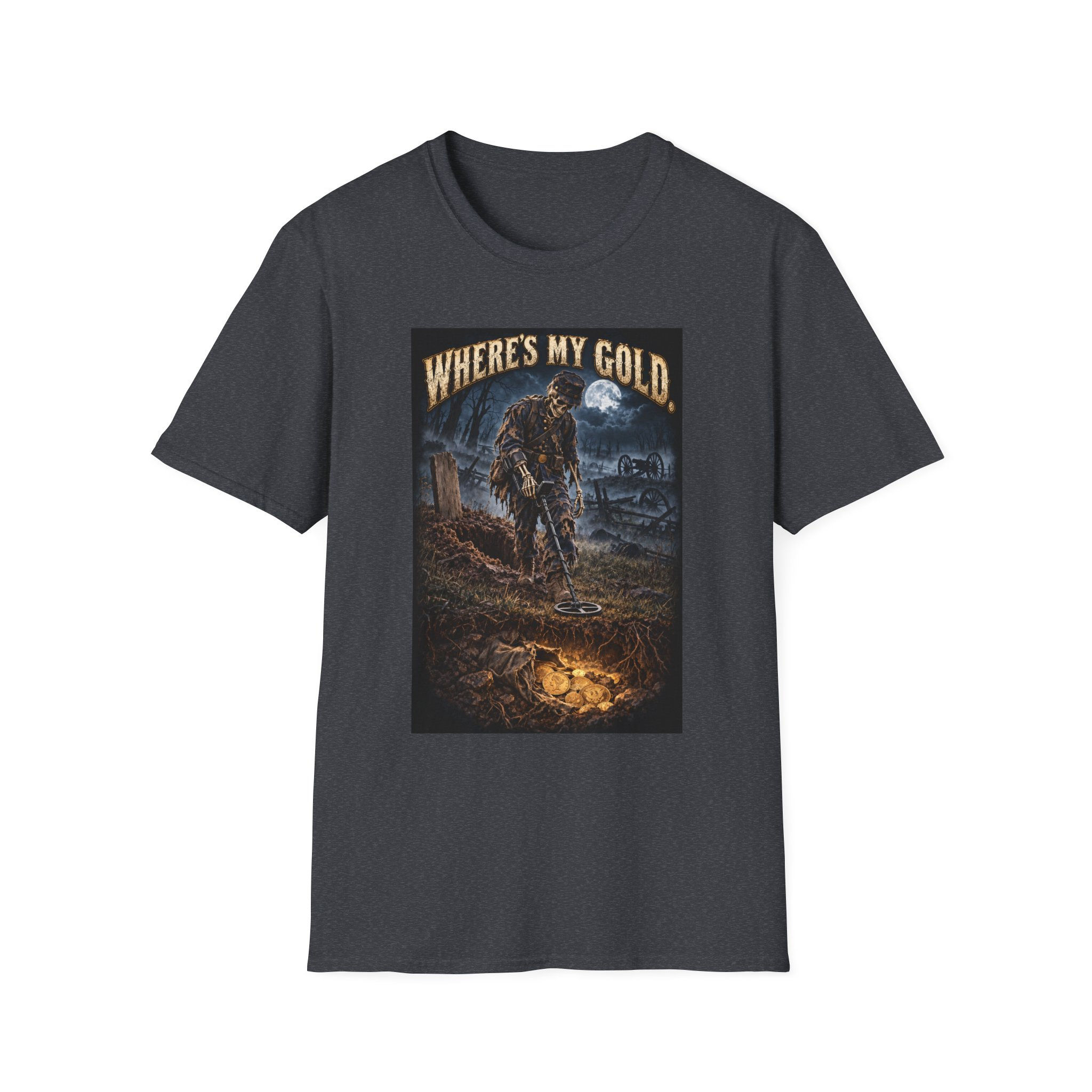 "Where's My Gold" Civil War Metal Detecting Tee