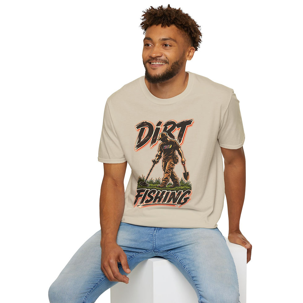 Thumbnail: Dirt Fishing T-Shirt — Metal Detecting & Treasure Hunting Tee