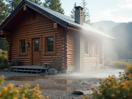 Spring Power Washing Tips for Your Mountain Cabin or Home