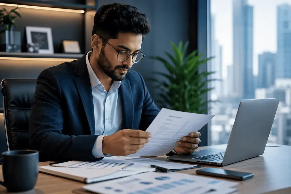 Remote founder registering a US company online from another country.