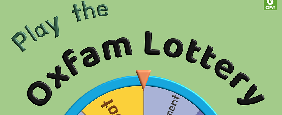 An illustration with a lottery wheel