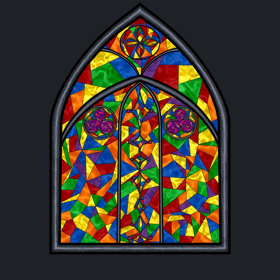 Rainbow window