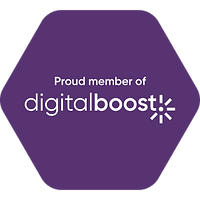 The Digital Boost membership badge 