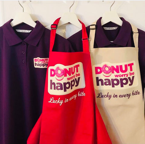 Logo printed onto clothing project by BrandLanterns.