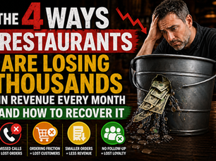 The 4 Ways Restaurants Are Losing Thousands in Revenue Every Month and How to Recover It