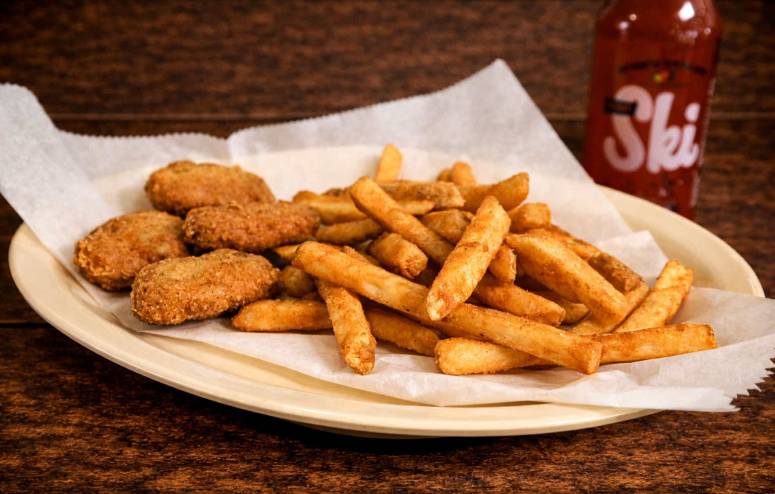 Arranged Food and Objects