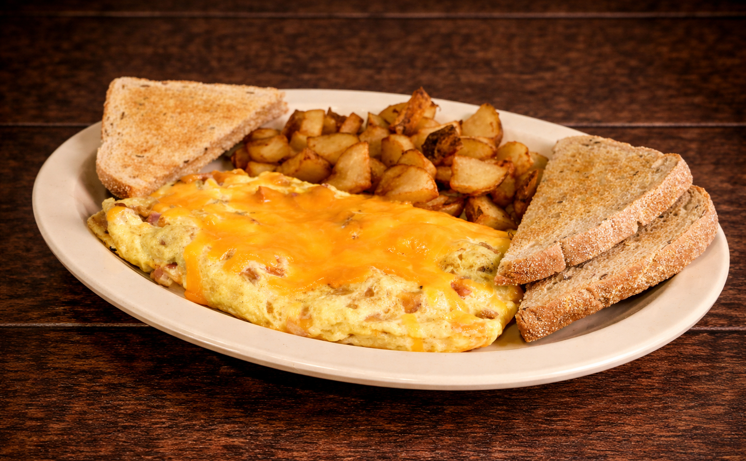 Arranged Food and Objects