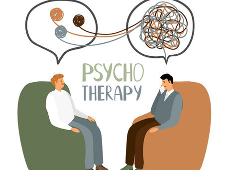 "Colorful abstract brain icon symbolizing psychodynamic therapy and emotional insight"