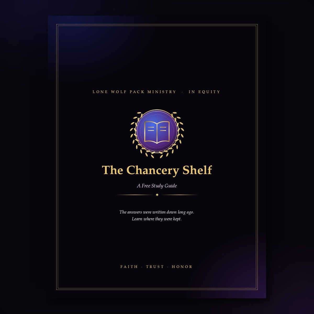 The Chancery Shelf — Free Study Guide