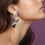 Thumbnail: "Maharlika" Leather Hand Beaded Earrings