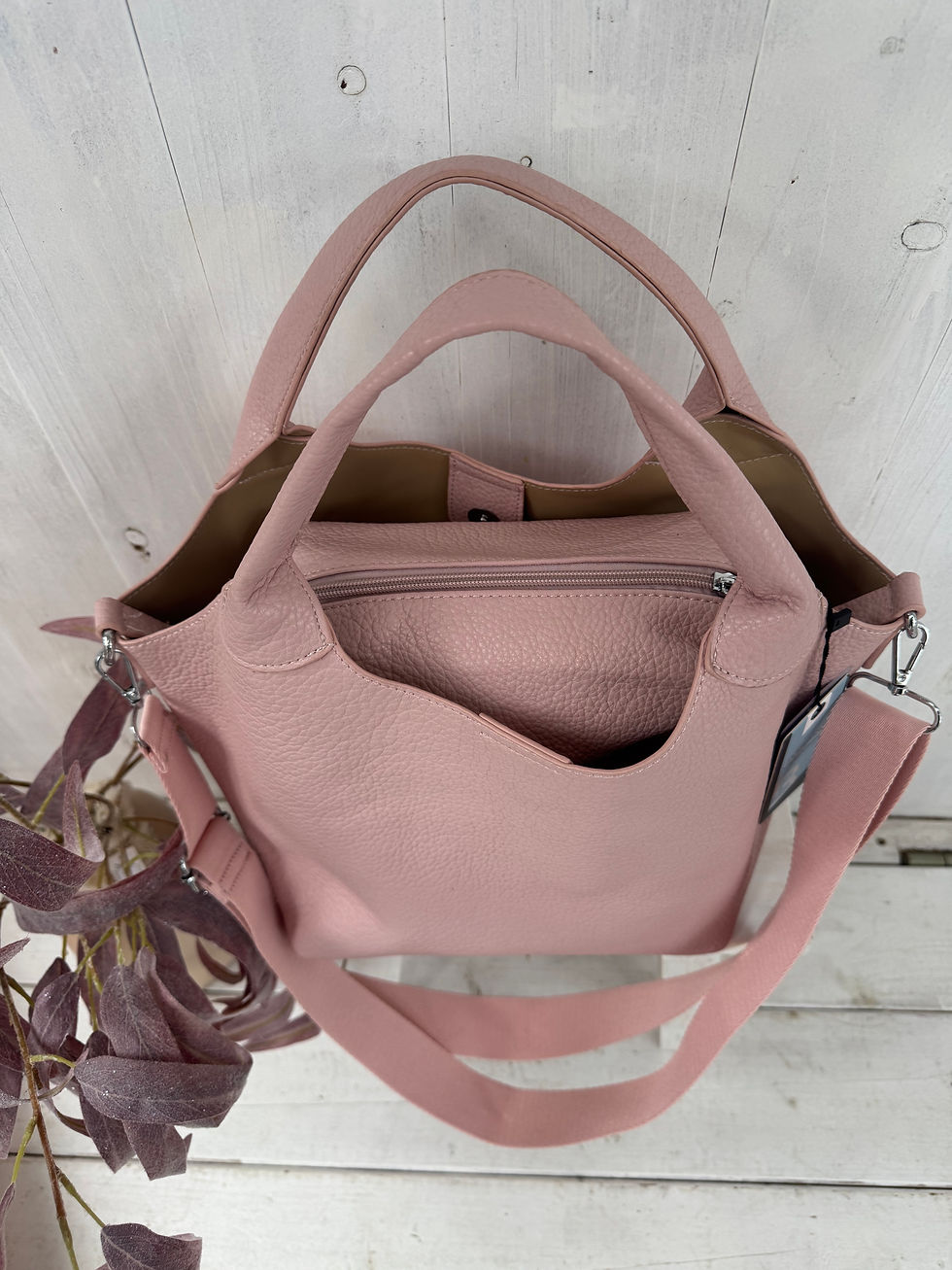 Miniaturbild: Tasche rosé mit separater Innentasche 
