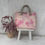 Miniaturbild: Tasche Made in Italy rosa/pink mit Reißverschluss und Innenfach