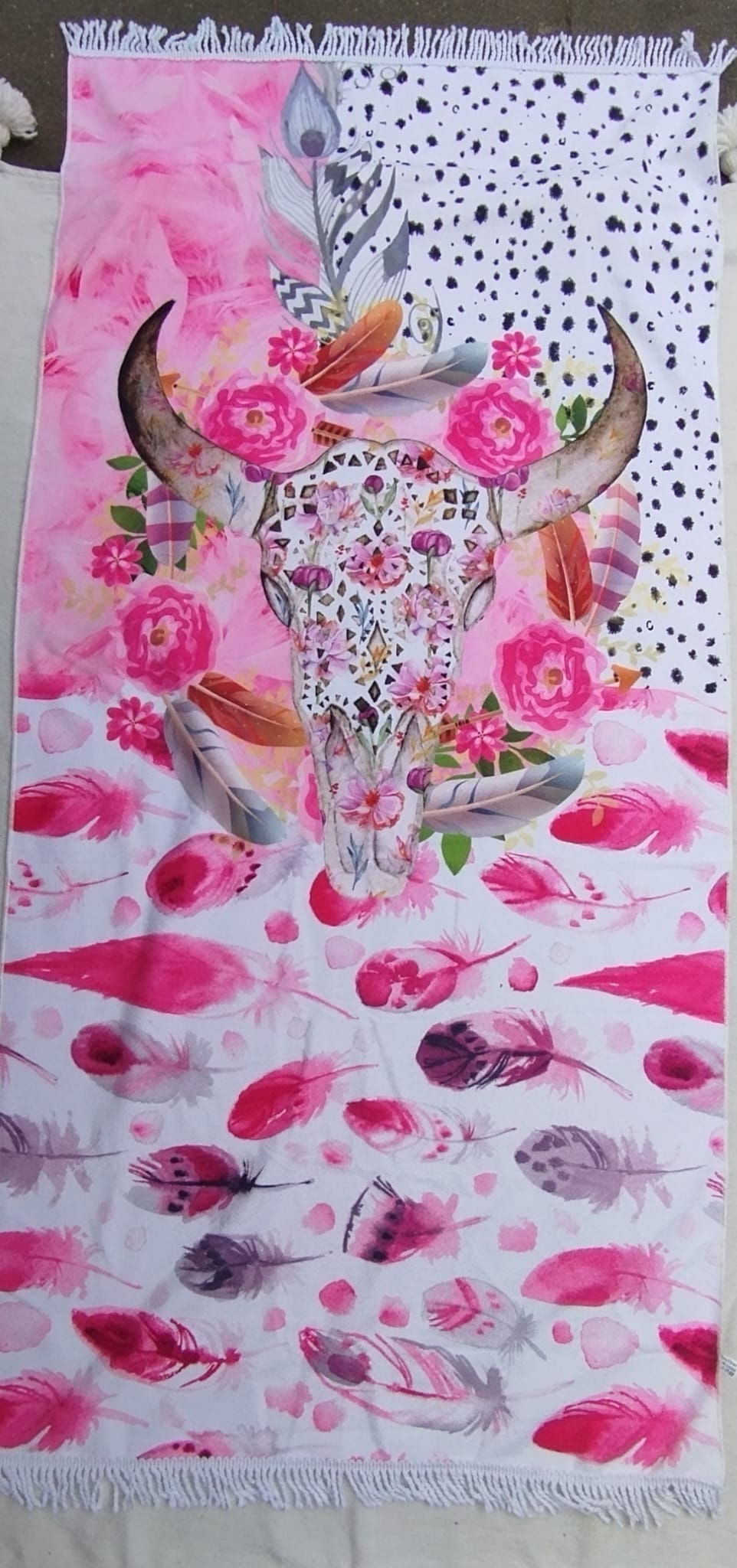 Großes Strandtuch "Ibiza Büffel"