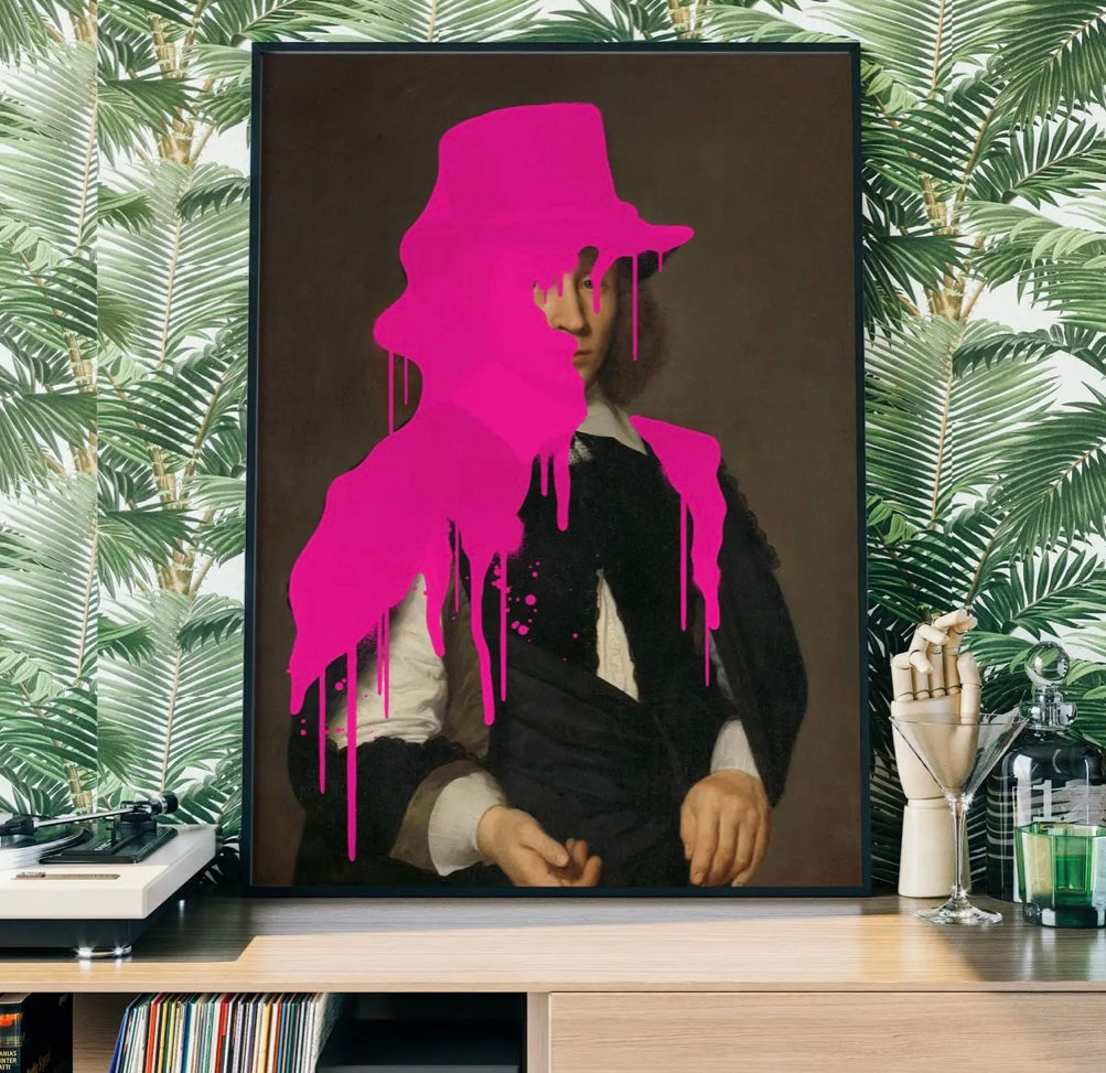 Drippy Dirck Portrait Print
