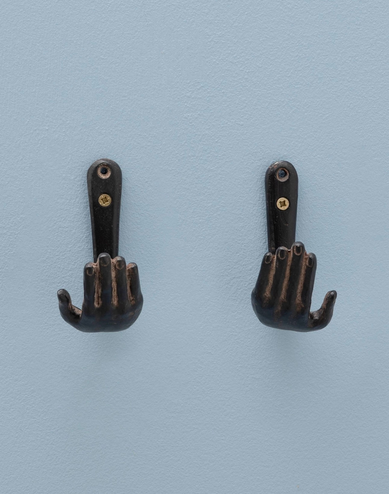 Cast Iron Hand Hooks- Pair of Left and Right 