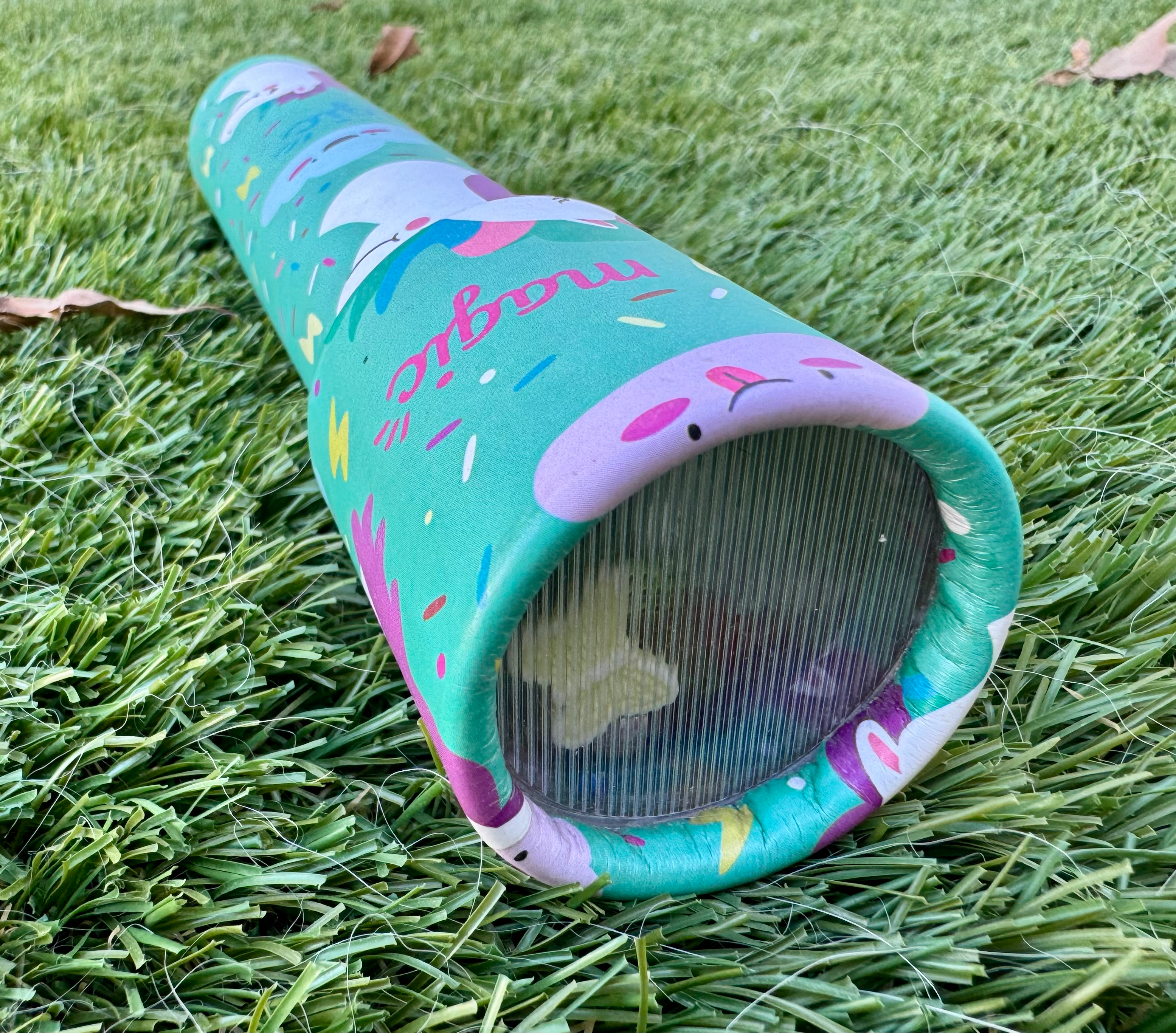 Blue unicorn caleidoscope