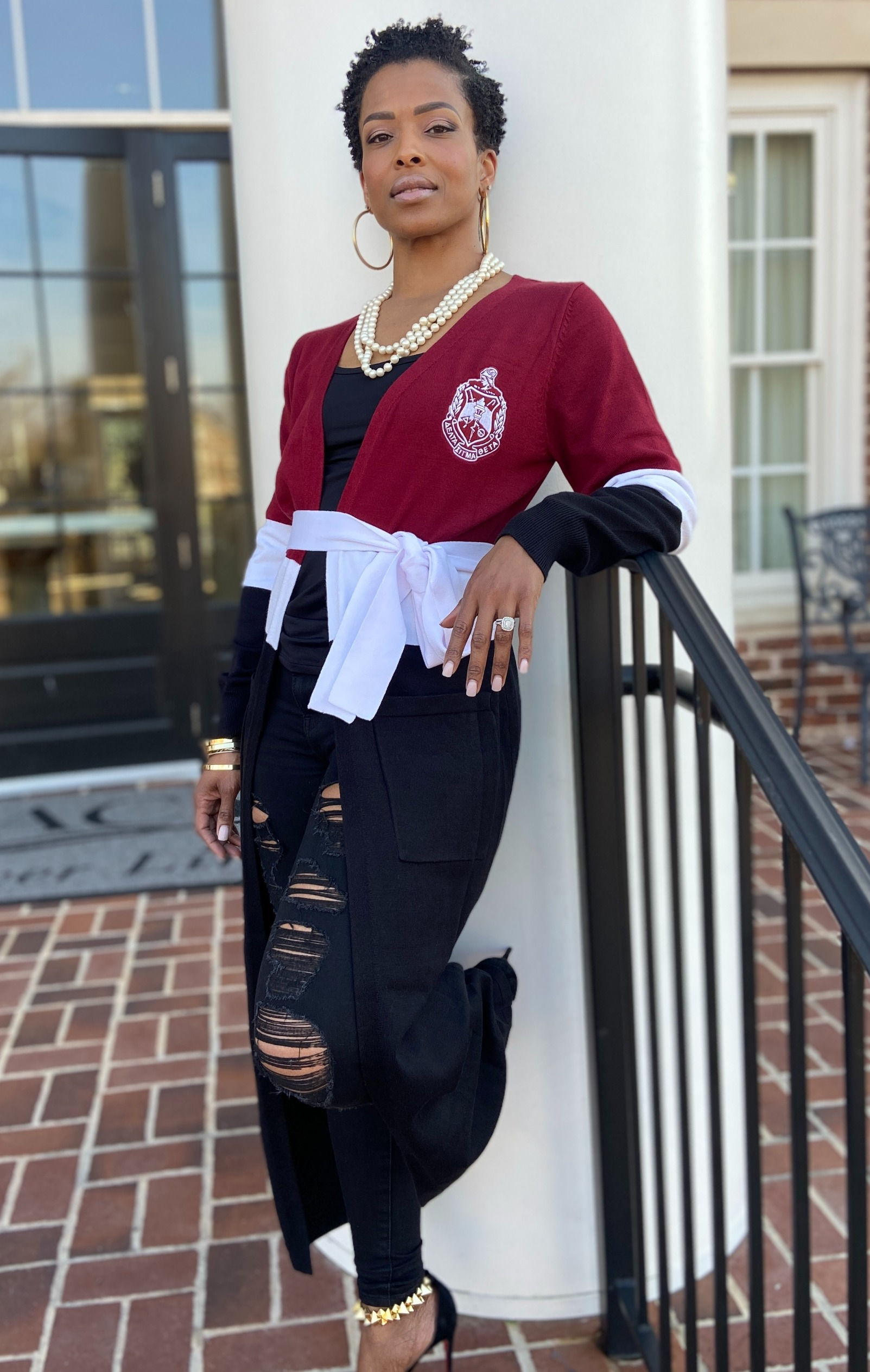 COSMO LONG DELTA CARDIGAN