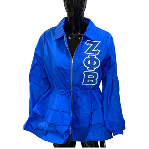Peplum Line Jacket - ZΦΒ blue | thecouturesoror