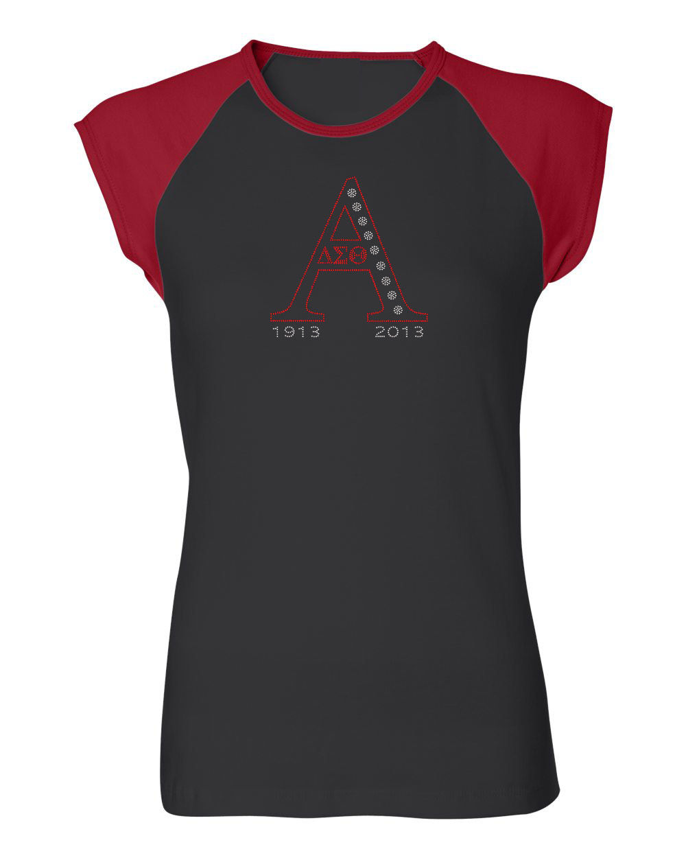 ALPHA PEARLS RAGLAN TEE