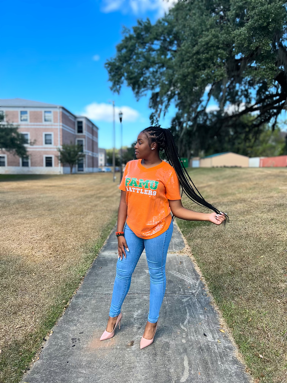 Thumbnail: FAMU SEQUIN-ORANGE