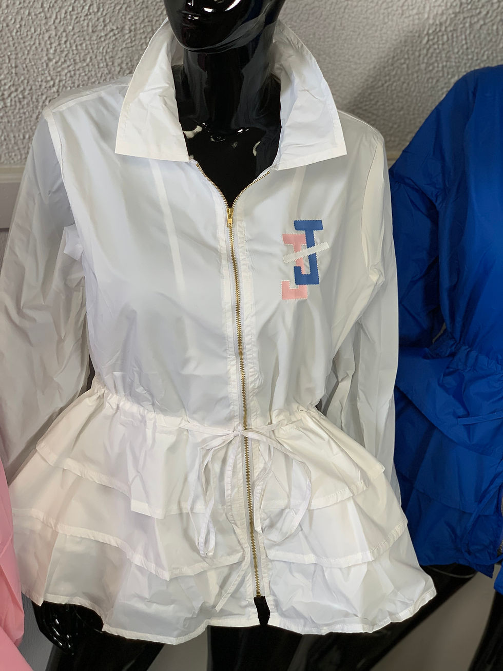 Thumbnail: Peplum Line Jacket - JJ white