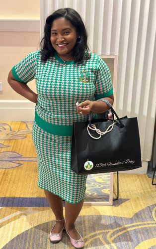 AKA Houndstooth KNIT 2pc | thecouturesoror