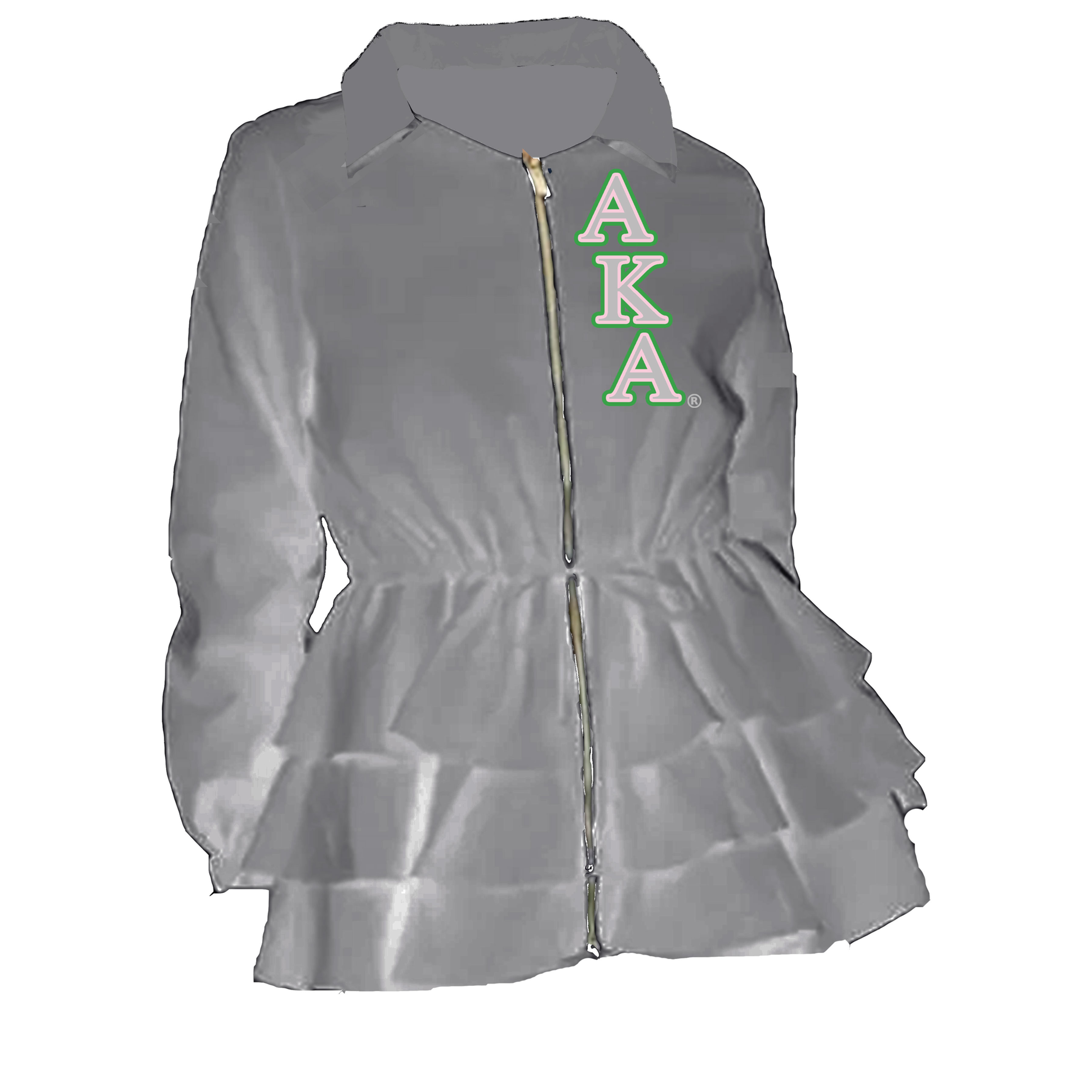 white aka line jacket