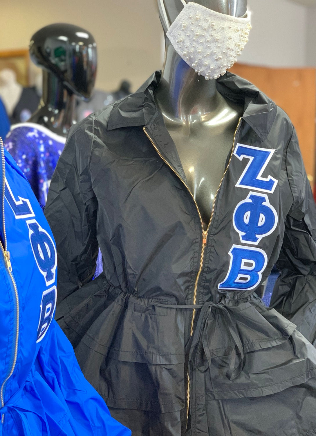 Peplum Line Jacket - ZΦΒ black