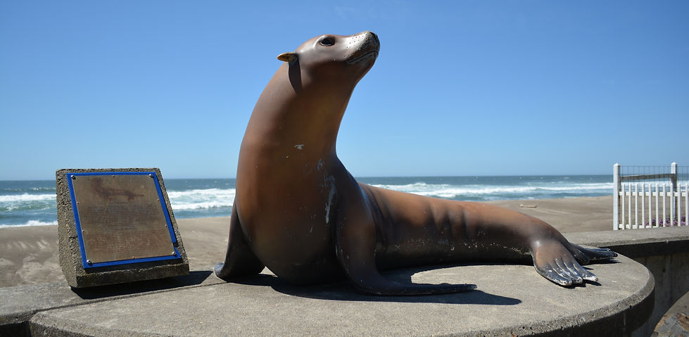 Joe the Sea Lion statue