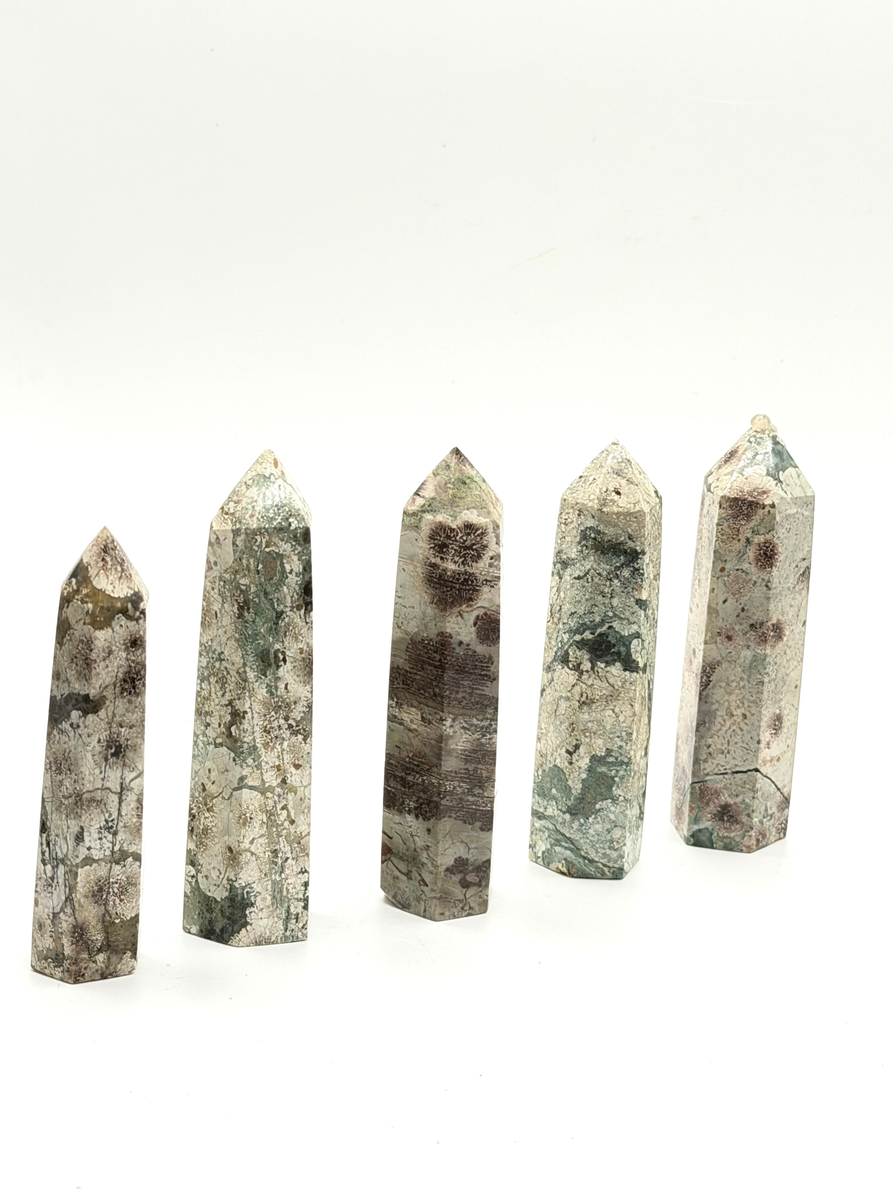 *Green flower jaspis toren/ Oceaan jaspis