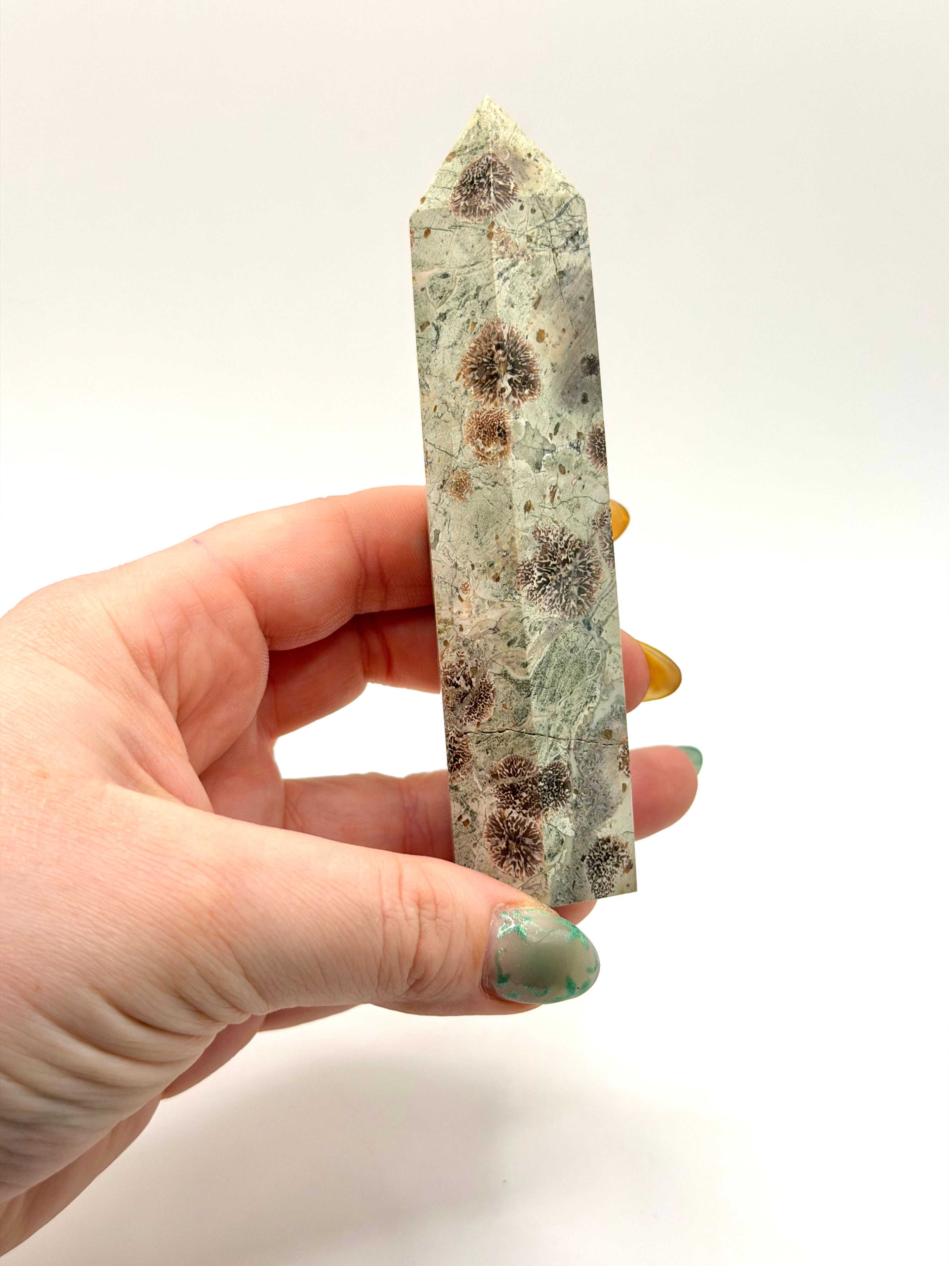 *Green flower jaspis toren
